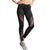 Athletic non-slip Black Mesh Leggings