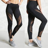 Athletic non-slip Black Mesh Leggings